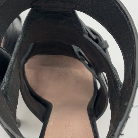Pour La Victoire High Dress Cage Stiletto Pumps size 7 - Picture 11 of 13